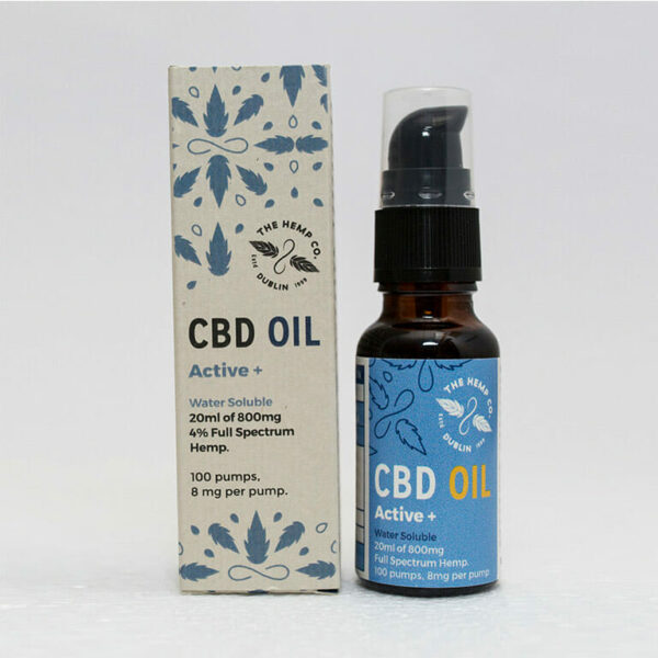 CBD Active Plus 20ml Display by Hemp Company