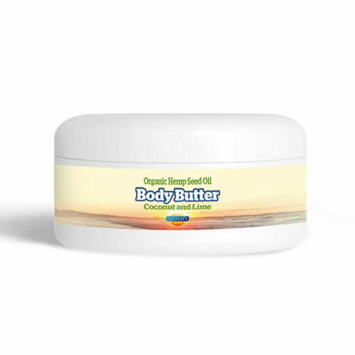 Hemp body butter with coconut and lime by Yaoh