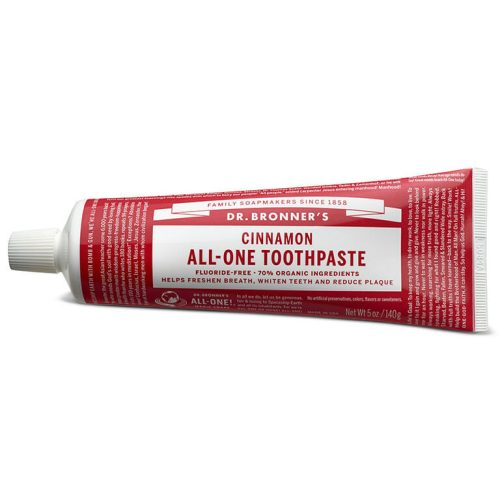 All in One Fluoride Free Toothpaste Cinnamon by Dr Bronner