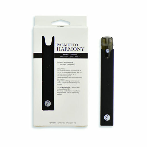 Vape pen with pre-filled e-liquid/vape oil by Palmetto Harmony