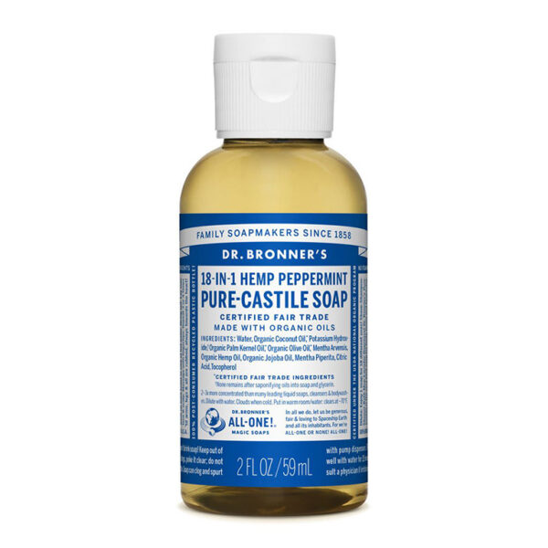 Pure Castile Liquid Soap Peppermint by Dr. Bronner's