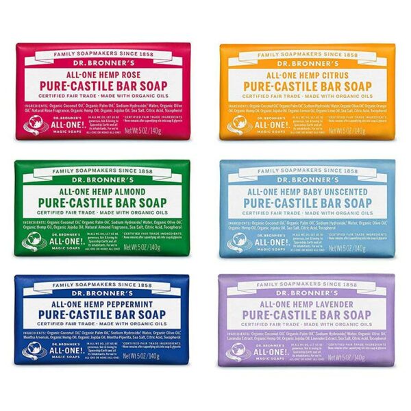 Pure Castile Bar Soap by Dr. Bronner's