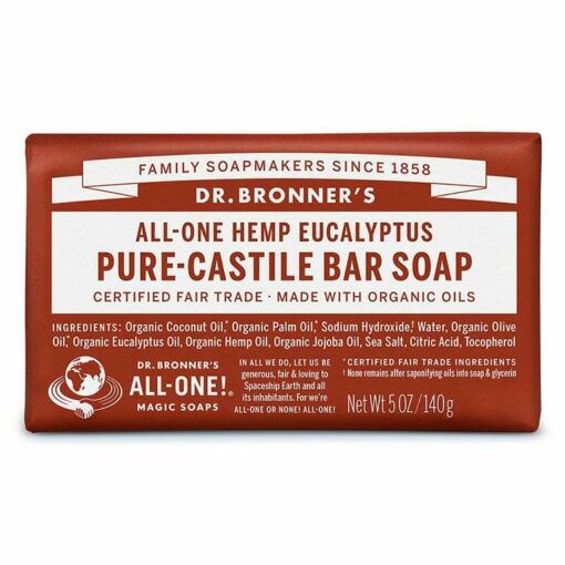 Pure Castile Bar Soap Eucalyptus by Dr. Bronner's