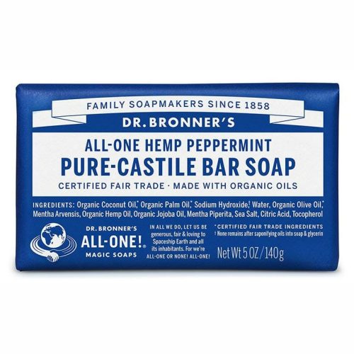 Pure Castile Bar Soap Peppermint by Dr. Bronner's