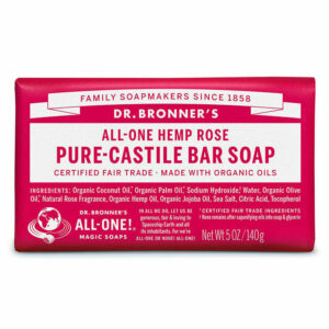 Pure Castile Bar Soap Rose by Dr. Bronner's