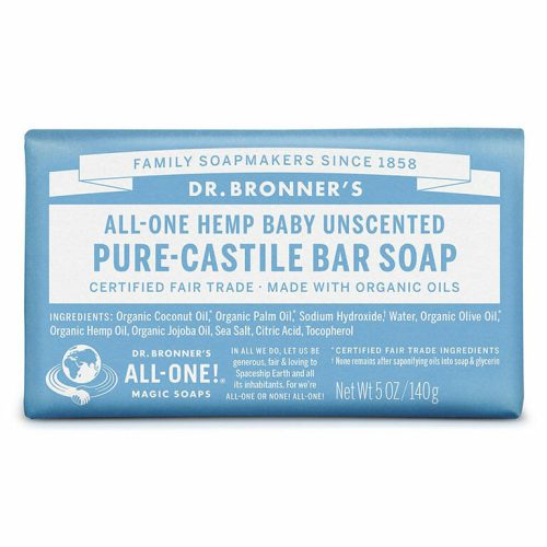 Pure Castile Bar Soap Unscented by Dr. Bronner's