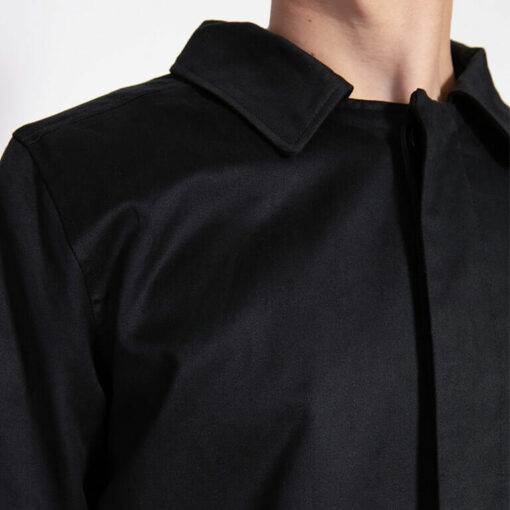 Smart Overcoat Closeup by Hemp Tailors