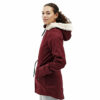 Ladies Designer Winter Coat Side Pocket and Zip View