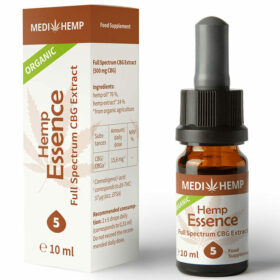 Hemp seed oil infused with CBG by MediHemp