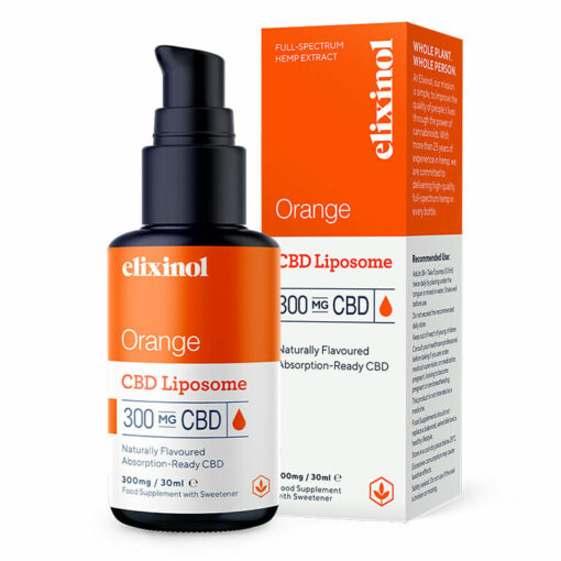 CBD Liposome Orange 300mg by Elixinol