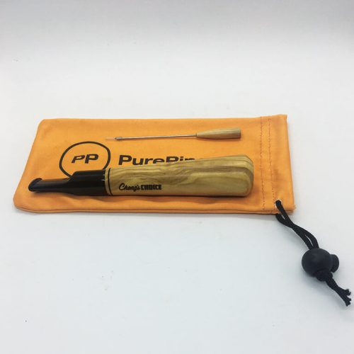 High End Pipe with Carrier Pouch and Pokey Side View
