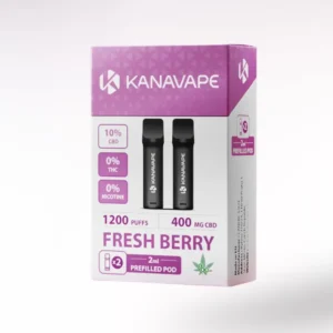 Fresh berry CBD vape pods