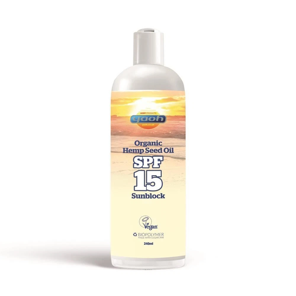 Yaoh Hemp Seed Oil SPF-15 Sunblock