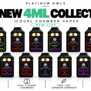 Platinum Owls Dual Chamber 4ml THCA Vapes